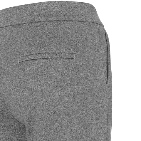 Mac Broek Chiara Smart Metal Grey, tall kleding voor lange dames, achteraanzicht