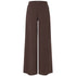 Tall Broek Mac Coralie Floating Crepe Trufflebrown vooraanzicht lange dames 