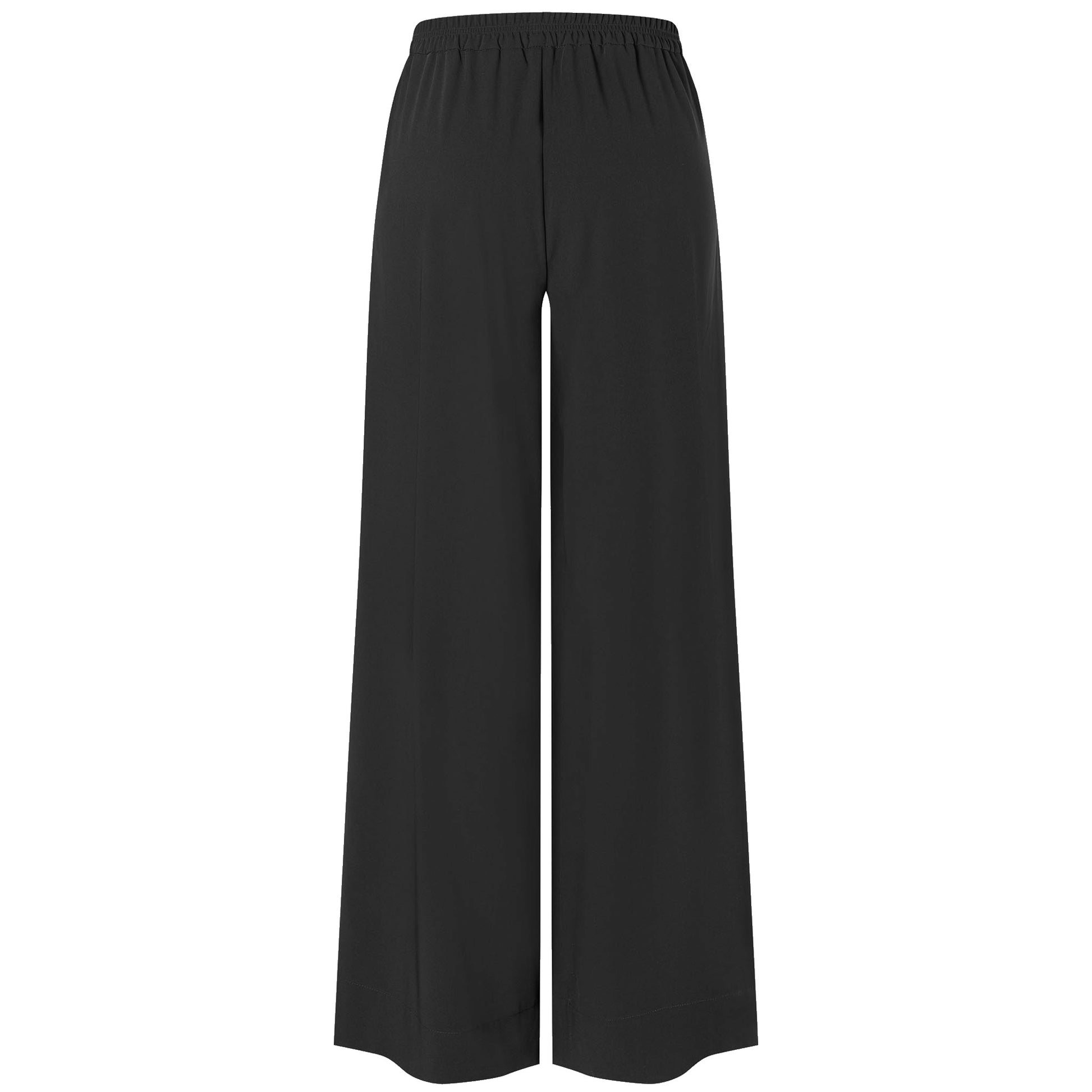 Tall Mac Broek Coralie Crepe Zwart | achter | lengte 36