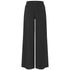Tall Mac Broek Coralie Crepe Zwart | voorzijde | lengte 36