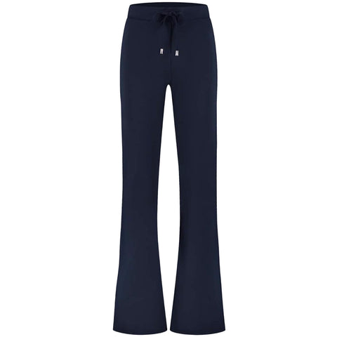 Only-M Broek Sporty Strong Flared Donkerblauw | Tall