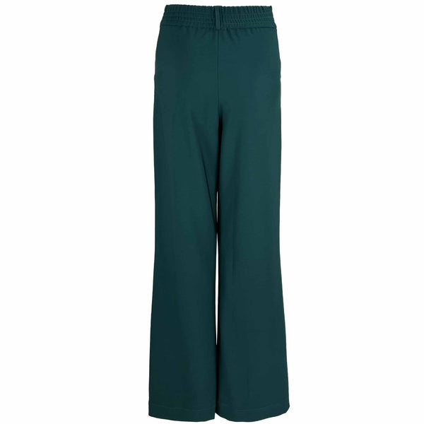 Only-M Broek Wijd Siena Petrol, tall kleding voor lange dames, achteraanzicht