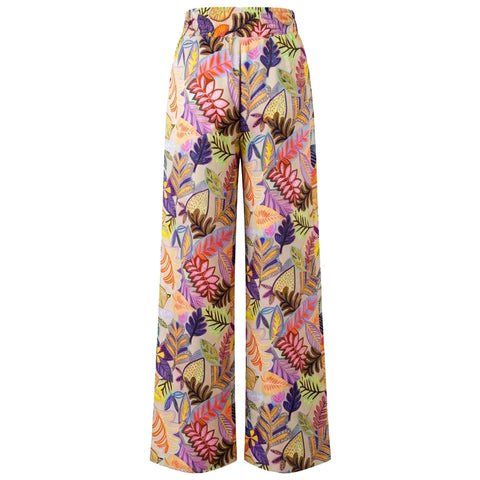 Only-M Broek Wijd Satin Multi | Tall
