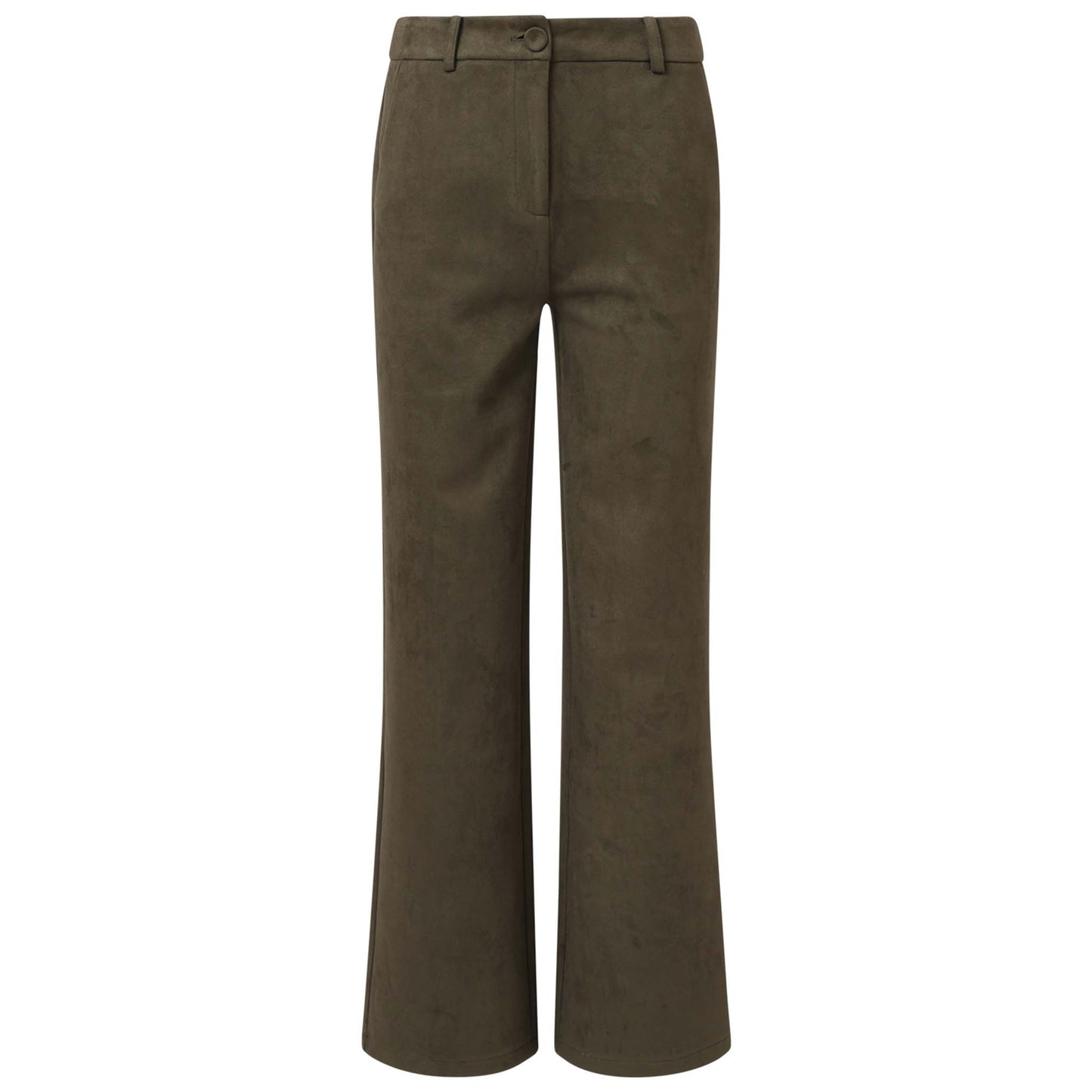 Smashed Lemon Broek Suedine | Tall