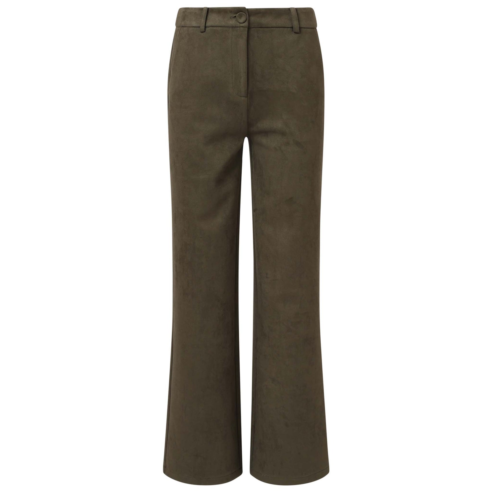 Smashed Lemon Broek Suedine | Tall