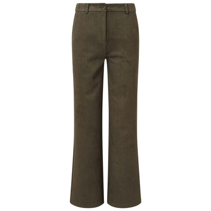 Smashed Lemon Broek Suedine | Tall