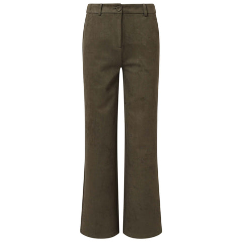 Smashed Lemon Broek Suedine, tall kleding voor lange vrouwen
