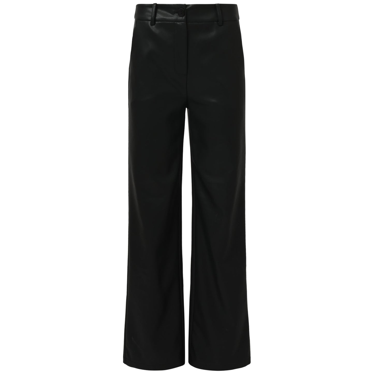 Smashed Lemon Broek Leatherlook Zwart | Tall