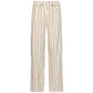 Smashed Lemon Broek Lichtbeige Streep | Tall