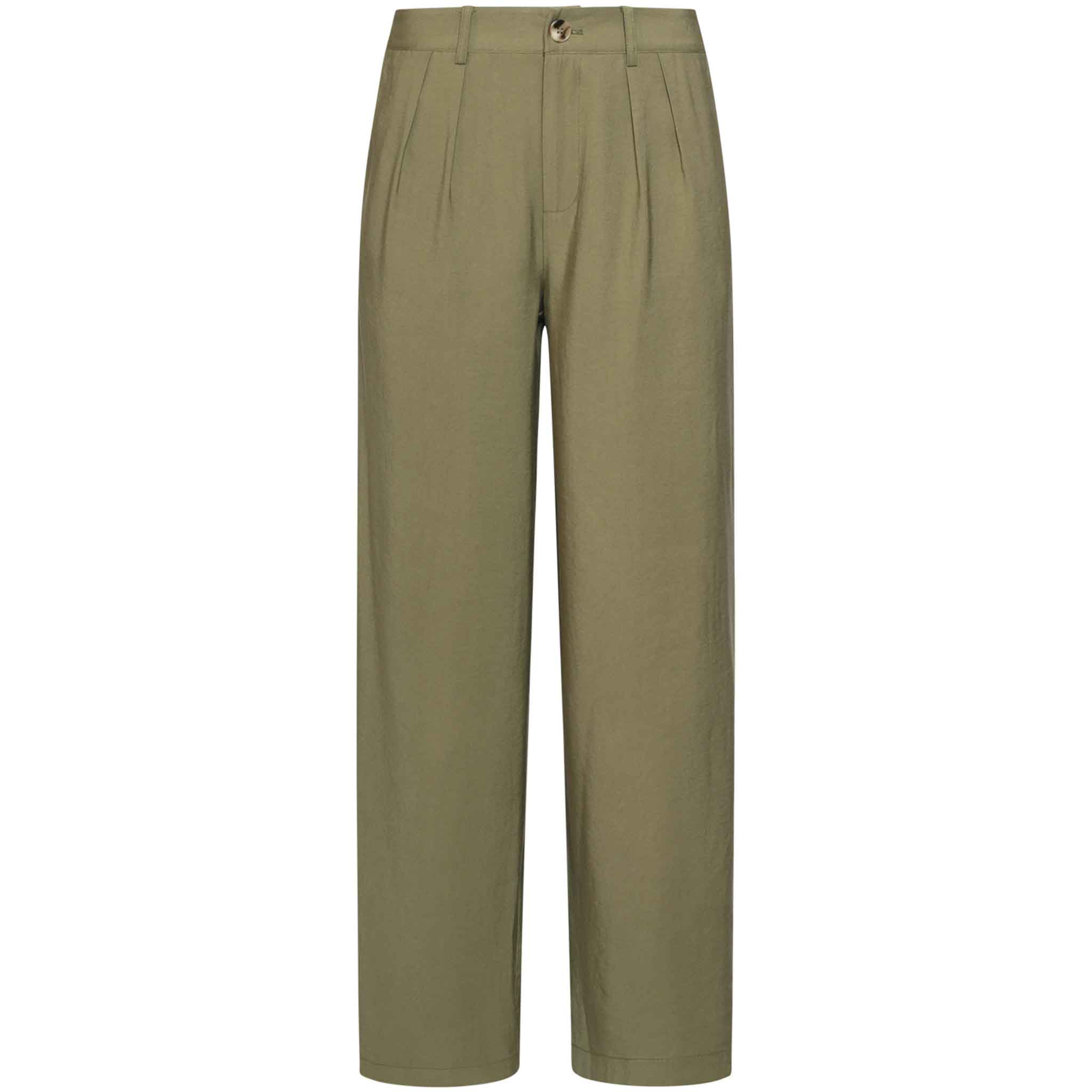 Smashed Lemon Broek Army | Tall lange dames vooraanzicht