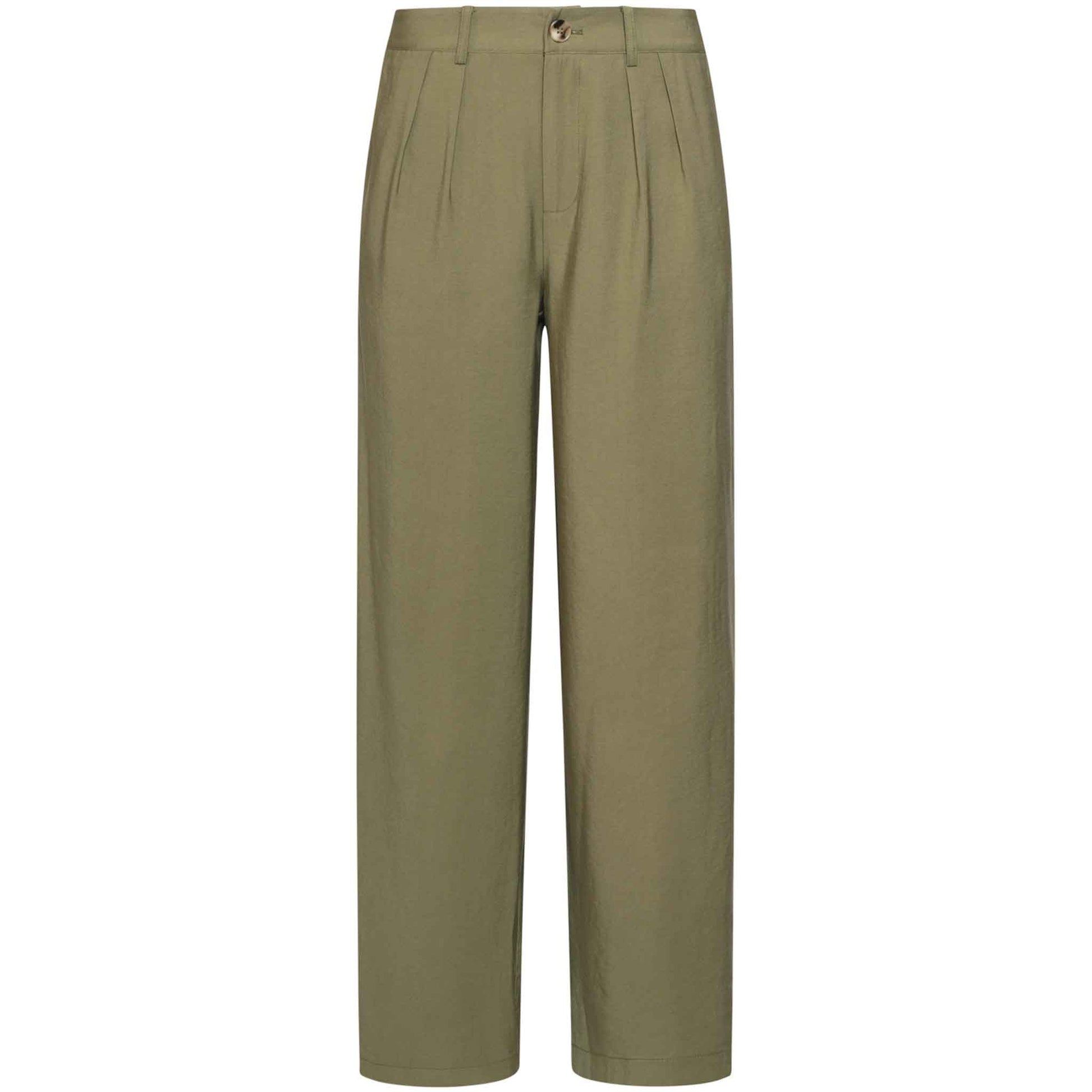 Smashed Lemon Broek Army | Tall lange dames vooraanzicht