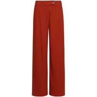 Smashed Lemon Broek Brique | Tall lange dames vooraanzicht