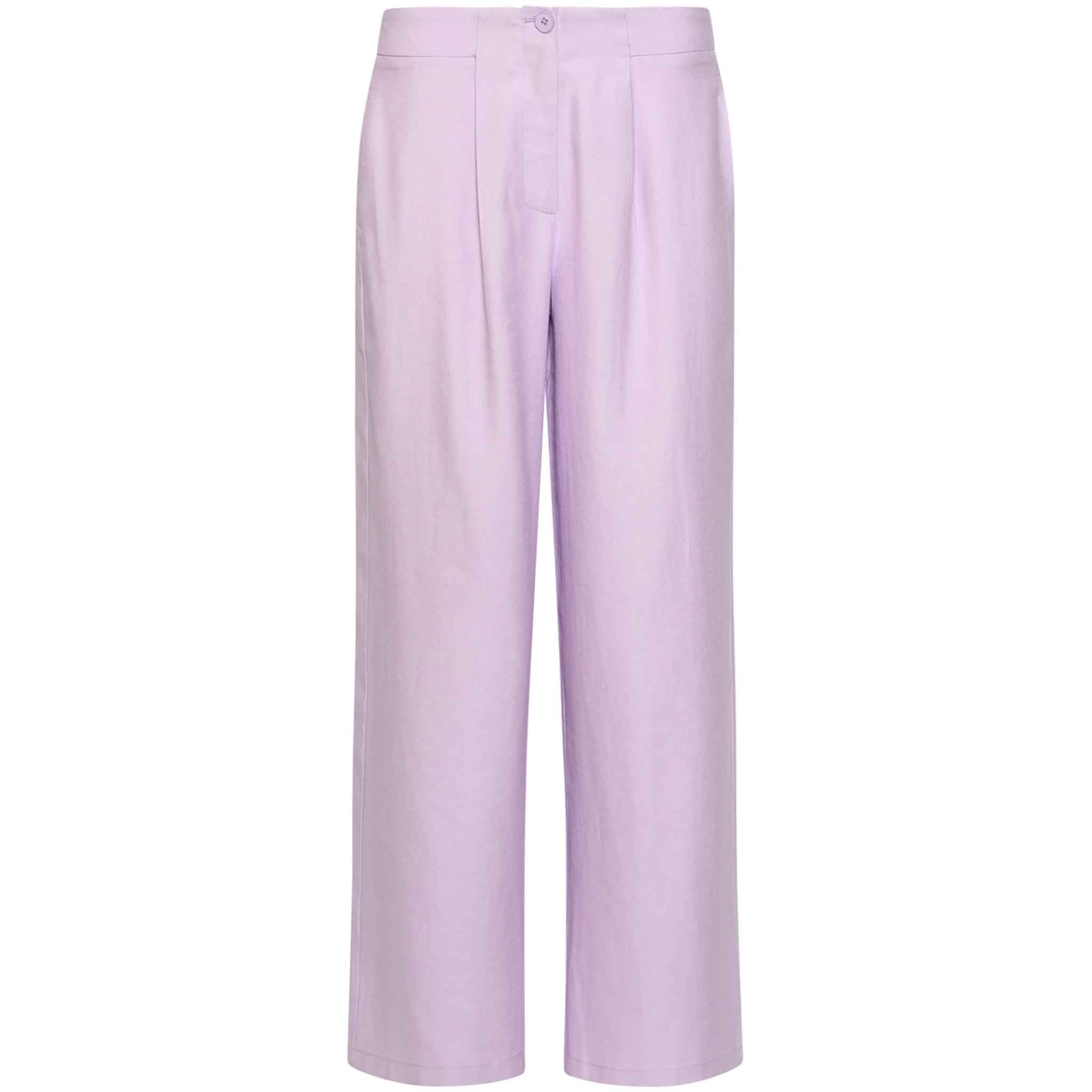 Smashed Lemon Broek Lila - lange dames - Tall - voorzijde