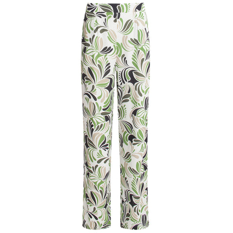 Smashed Lemon Broek Multi Groen, tall kleding voor lange vrouwen
