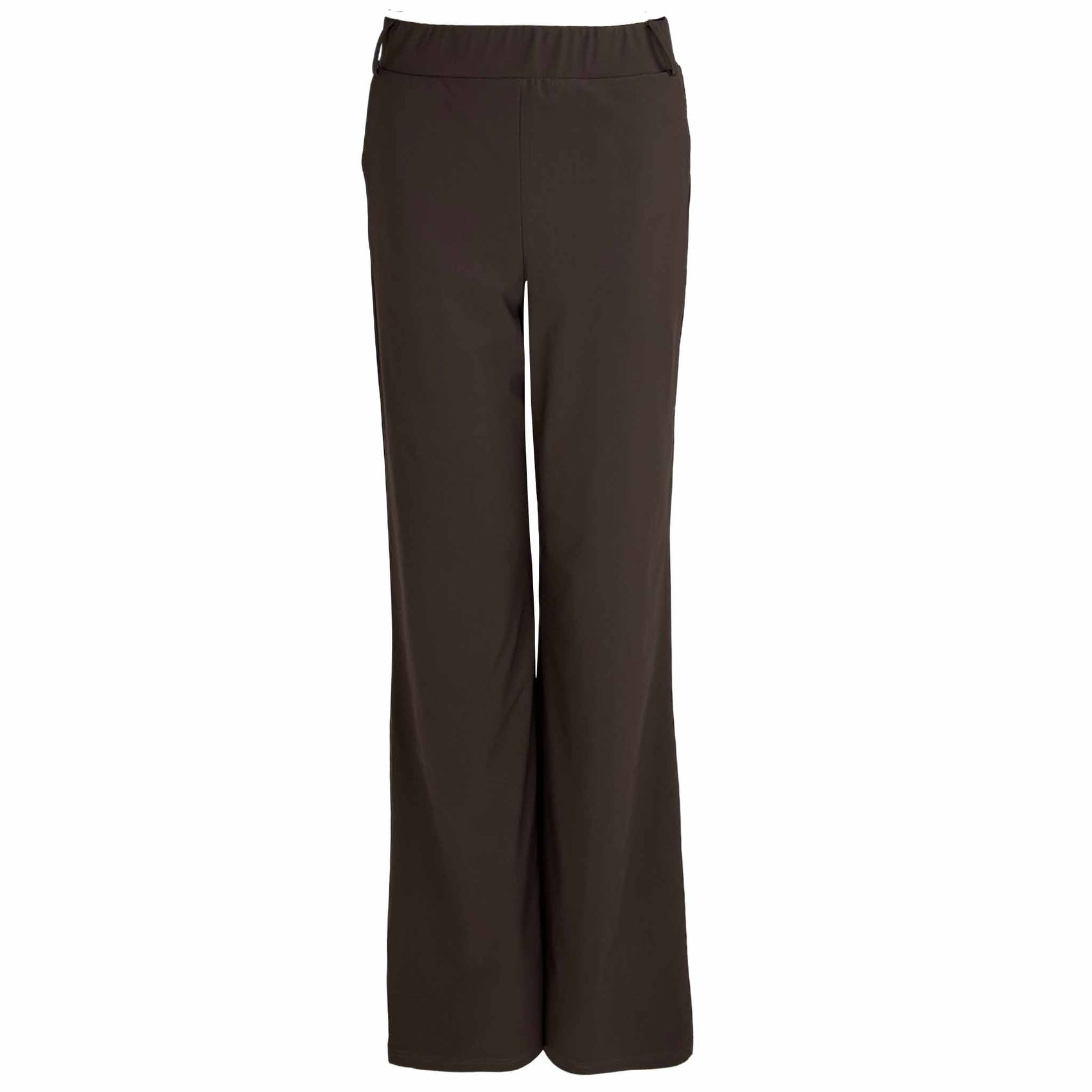 Only-M Broek Sporty Wijd Donkerbruin | Tall