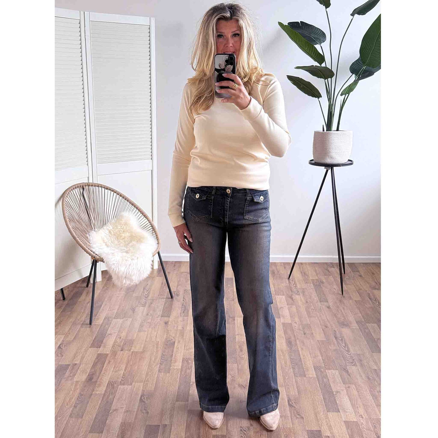 DNM Pure Bobby Choc Brown wash | Tall