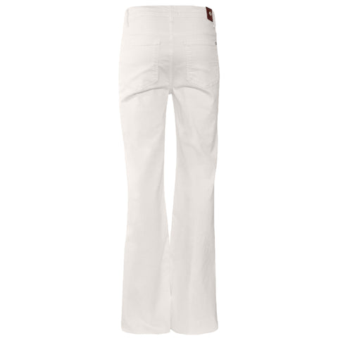 DNM Pure Bobby Offwhite, tall kleding voor lange dames, achteraanzicht