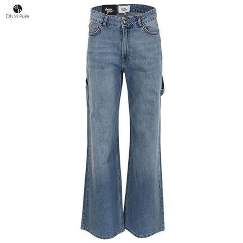 DNM Pure Cooper Worker Dirty Blue Marble, tall kleding voor lange vrouwen