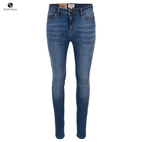 DNM Pure San Flap Midblue, tall kleding voor lange vrouwen