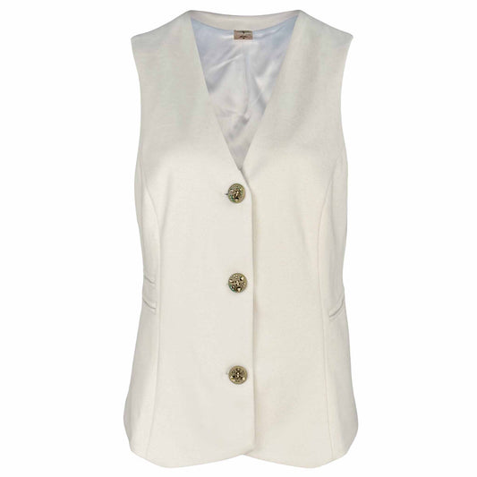 LongLady Gilet Gina Offwhite | Tall