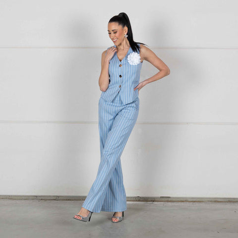 Only-M Broek Denim Stripes, tall kleding voor lange vrouwen