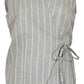 ZiZo Gilet Sophia Silver Stripe | Tall
