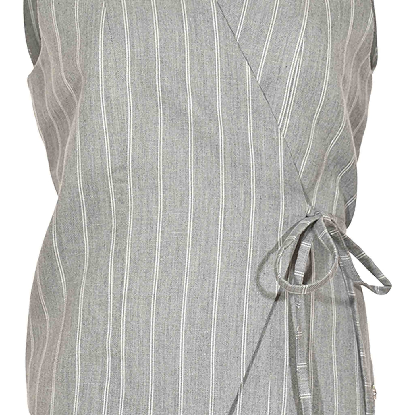 ZiZo Gilet Sophia Silver Stripe | Tall