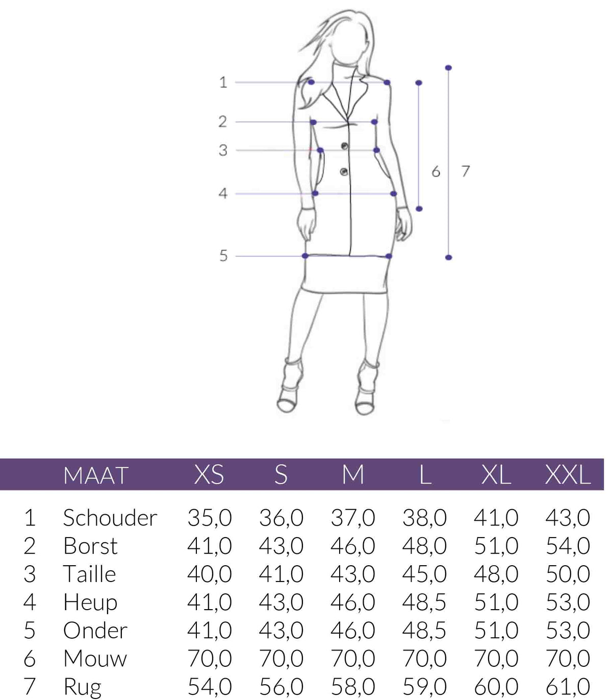 Maattabel BlueFire Denim Jacket