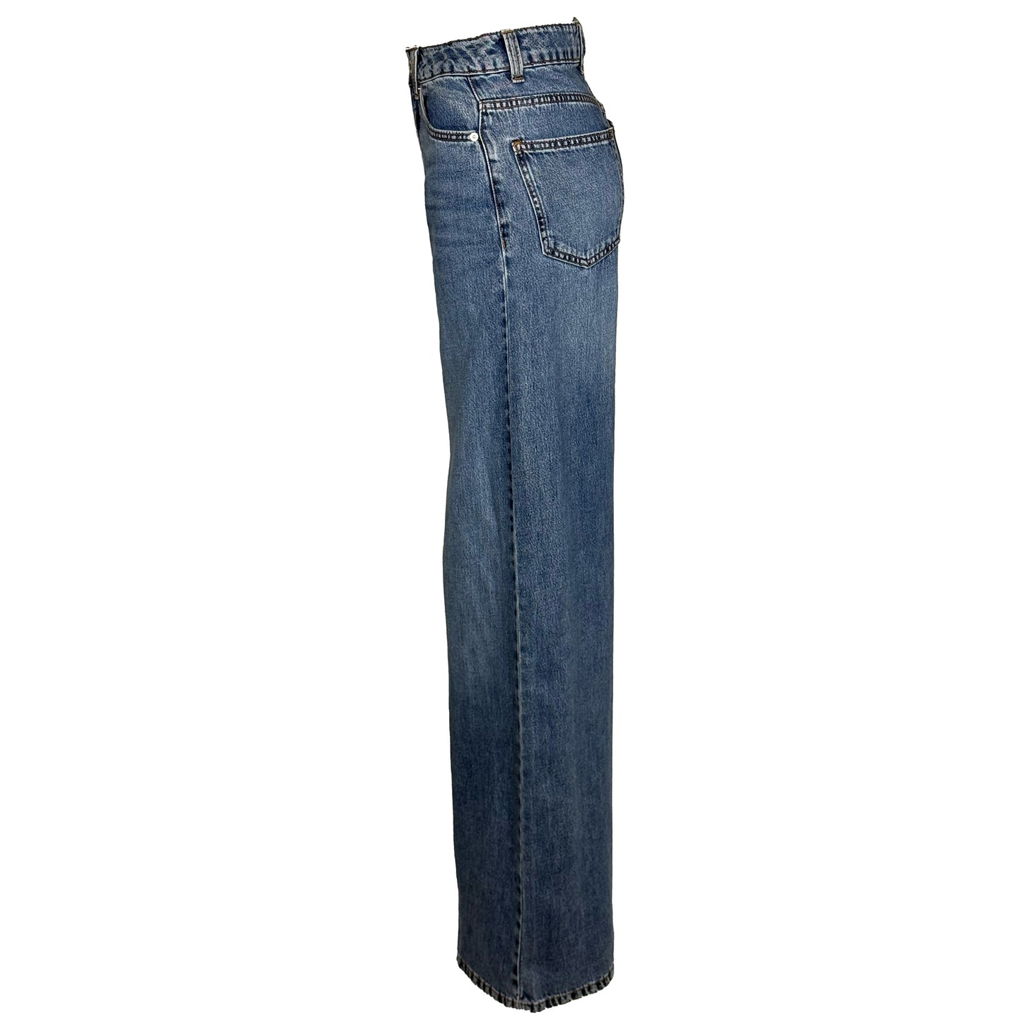 Jeans Wide Midblue