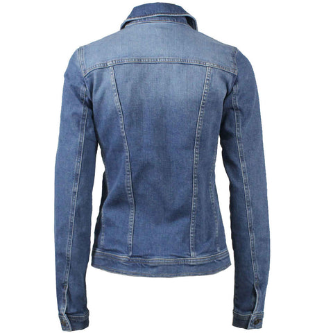 Only-M Jeansjack, jeans in tall met lange benen, achteraanzicht