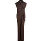 Tall Jumpsuit Longlady Syla Donkerbruin voor lange benen