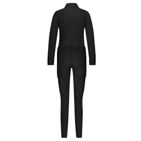 Zip73 Jumpsuit Cargo, tall kleding voor lange dames, achteraanzicht