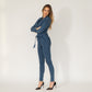 Tall Zip73 Jumpsuit Denim Skinny - lange vrouwen