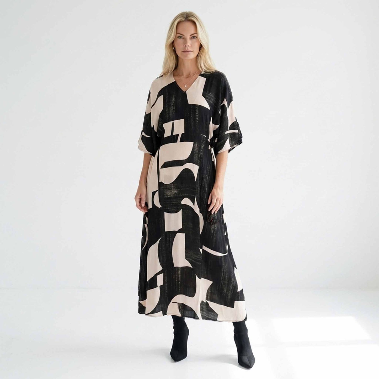 Maicazz Jurk Teyera Flex Geo | Tall