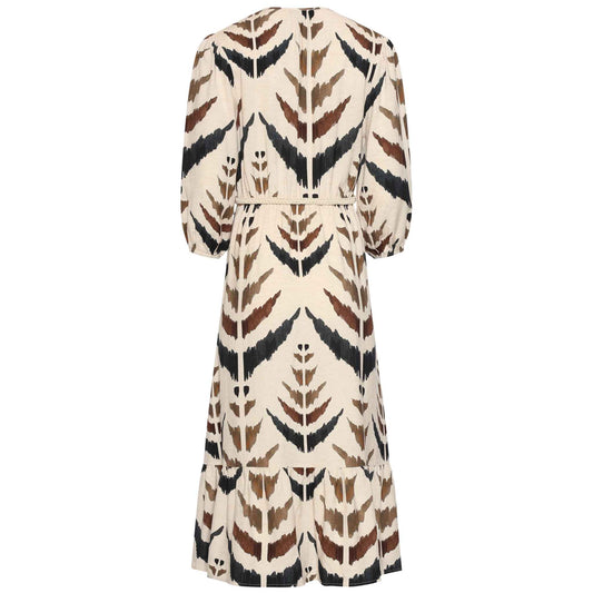 Smashed Lemon Jurk Offwhite Bruin | Tall