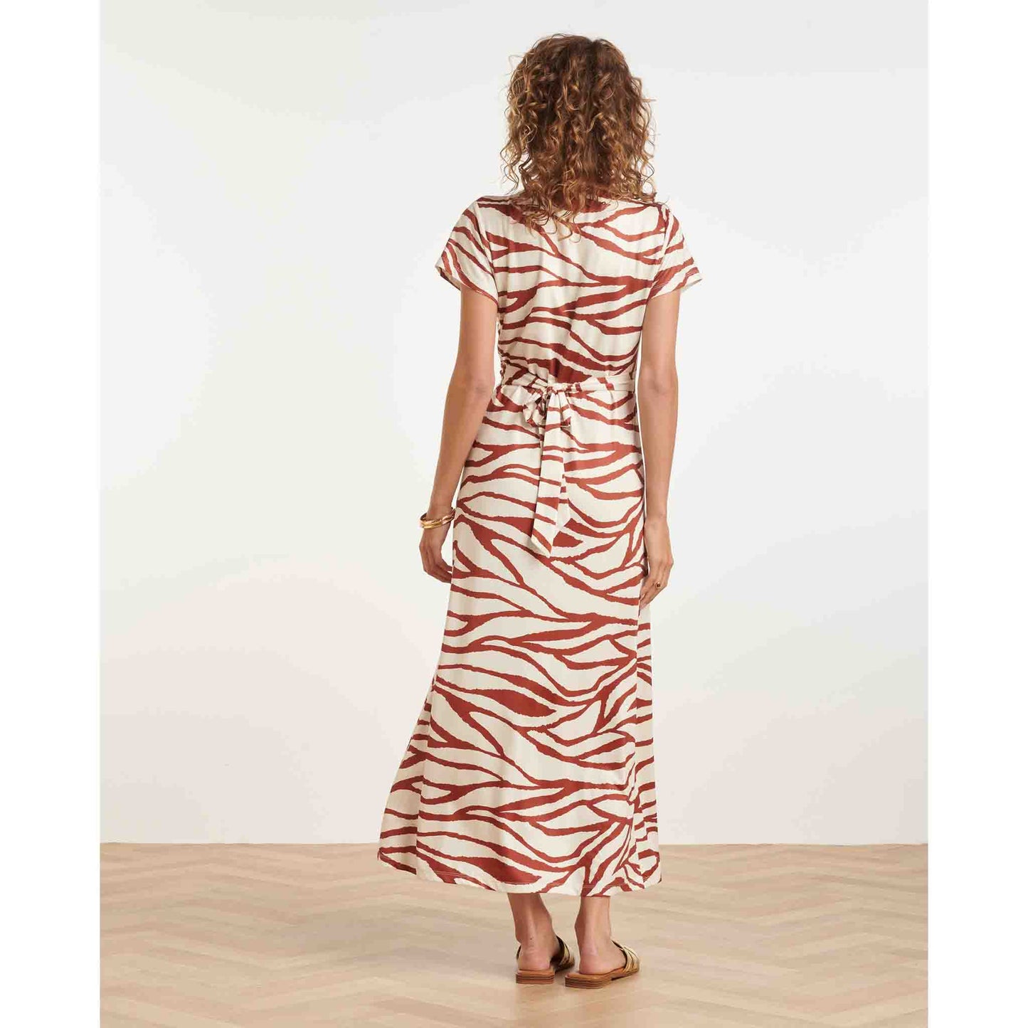 Smashed Lemon Jurk Brique Offwhite | Tall