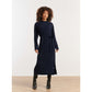 Smashed Lemon Jurk Gebreid Navy | Tall