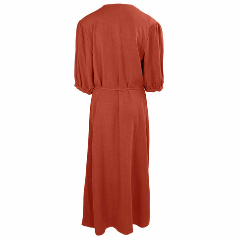 Longlady Jurk Jackie, tall kleding voor lange dames, achteraanzicht