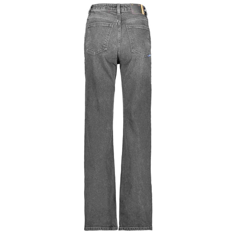 LTB Jeans Danica Lunar Grey, jeans in tall met lange benen, achteraanzicht