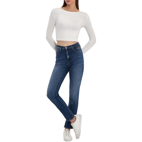 LTB Jeans Nena B Tamia, tall jeans voor lange dames, gedragen door model