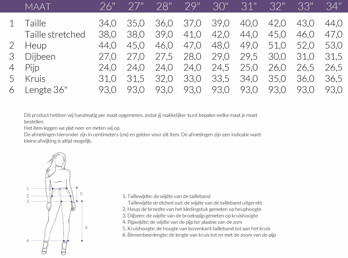 Maattabel LTB Jeans Danica Lunar Grey | Tall