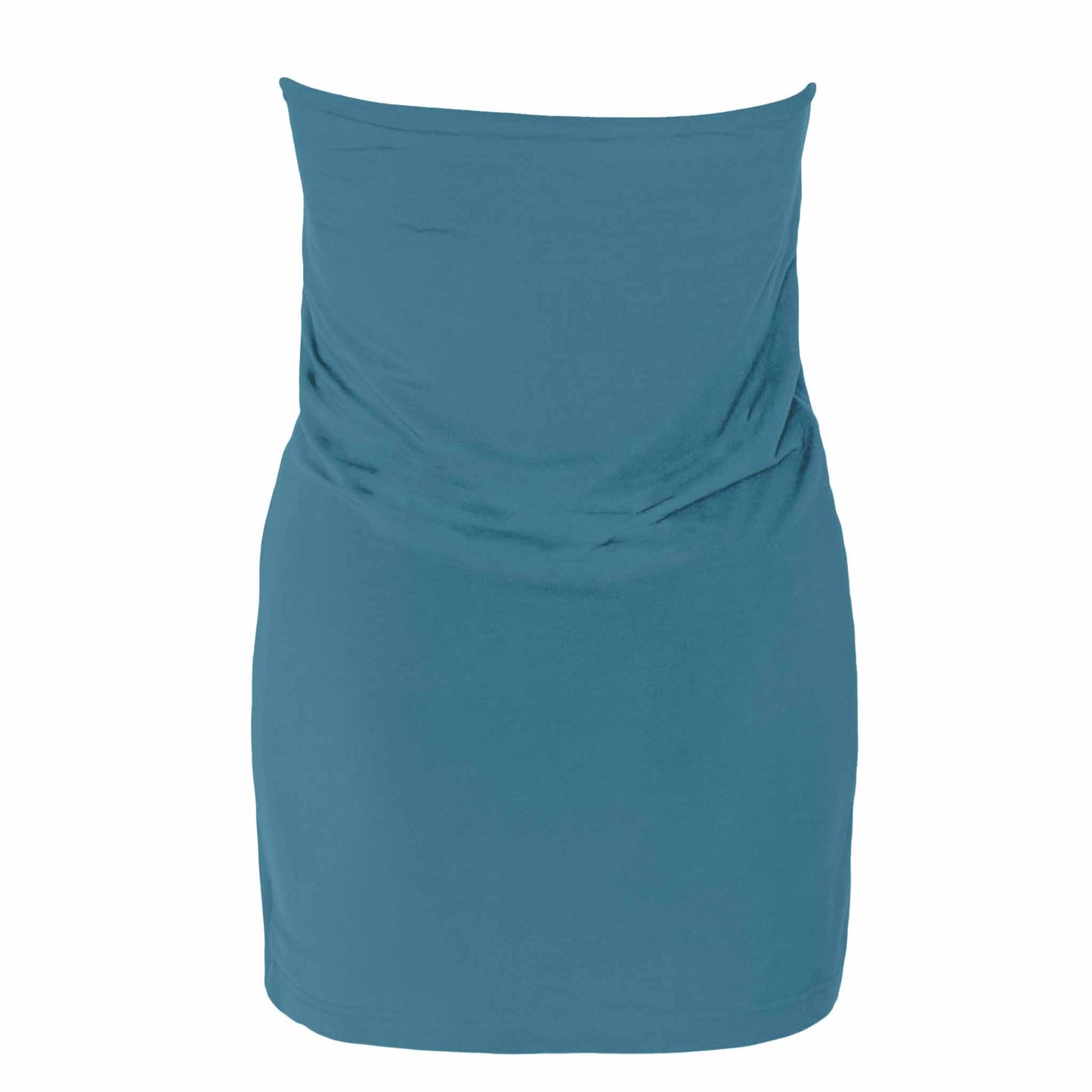 Longlady Bandeau top Tanda Jeansblauw | Tall