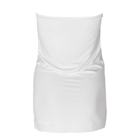 Longlady Bandeau top Tanda Offwhite, tall kleding voor lange dames, achteraanzicht
