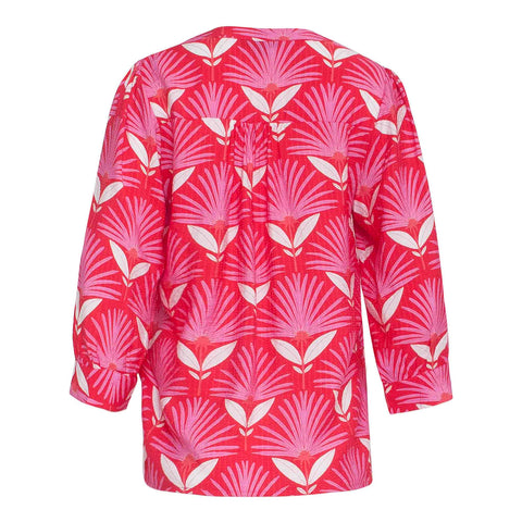 Smashed Lemon Blouse Fuchsia | Tall