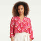 Smashed Lemon Blouse Fuchsia | Tall