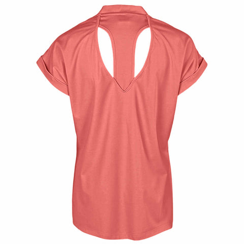 Longlady Shirt Feline, tall kleding voor lange dames, achteraanzicht
