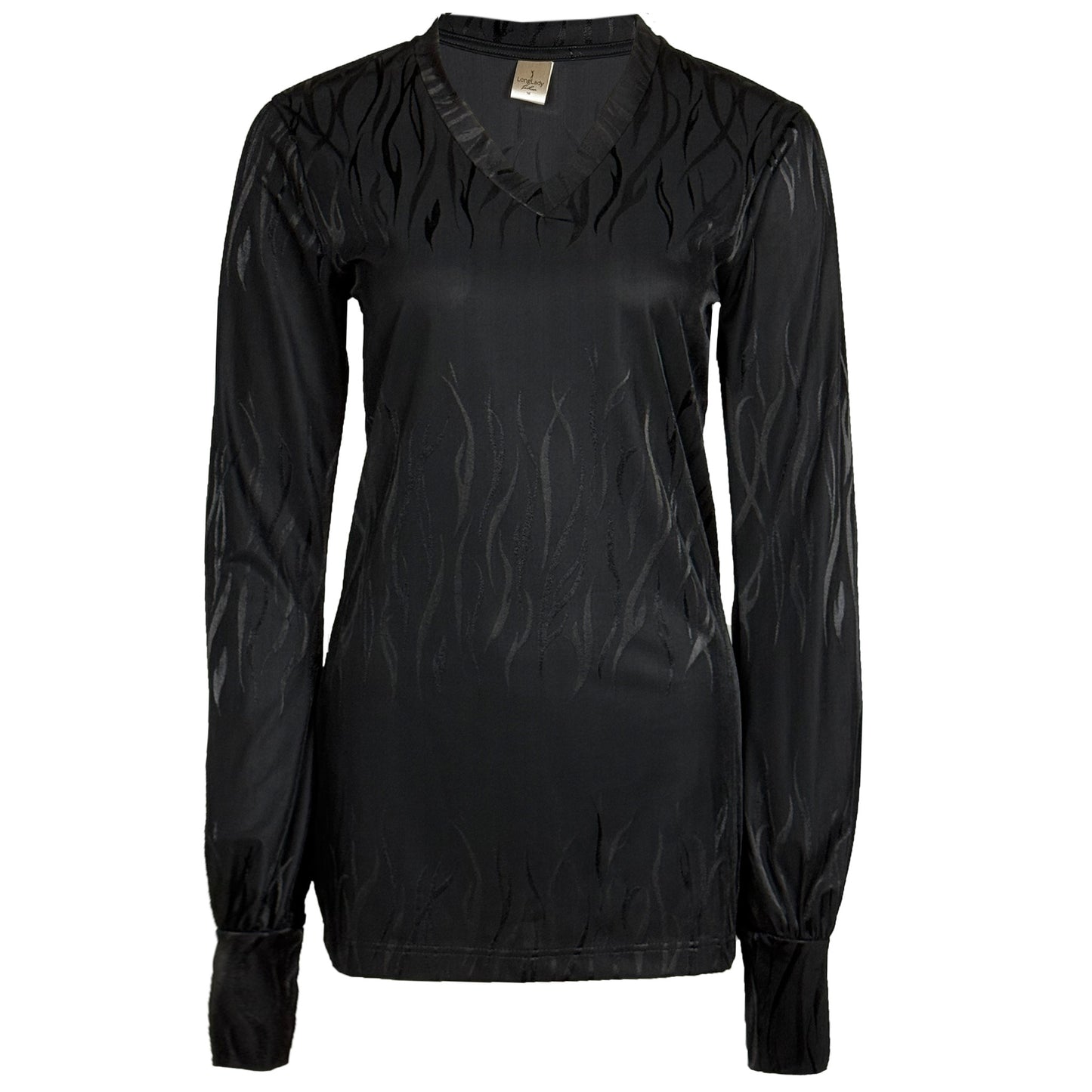 Longlady Shirt Florie Zwart