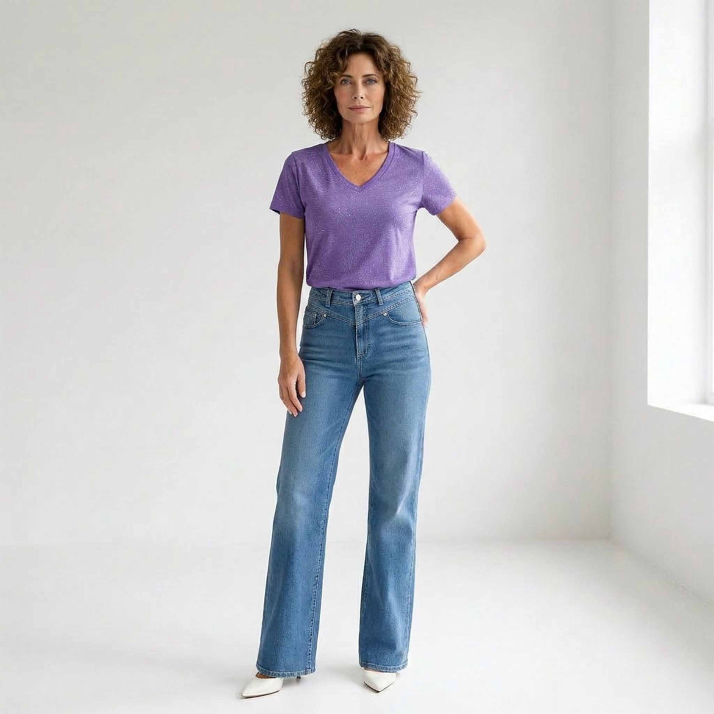 Longlady Shirt Tara Violet | Tall