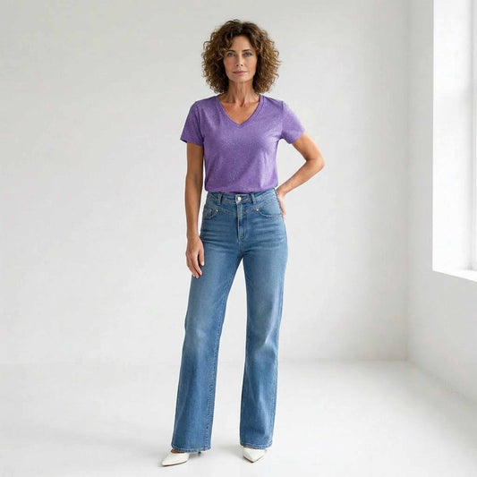 Longlady Shirt Tara Violet | Tall