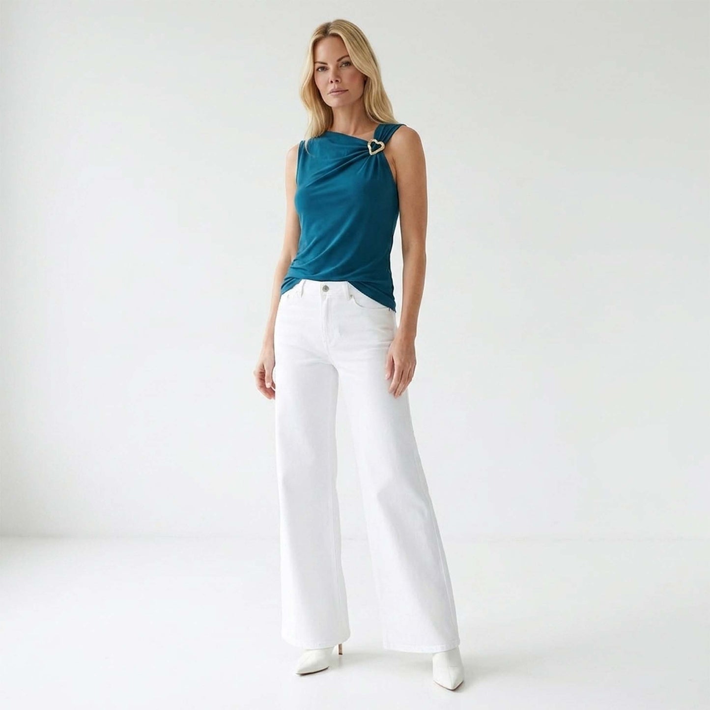 Longlady Shirt Tatjana Broche Petrol | Tall